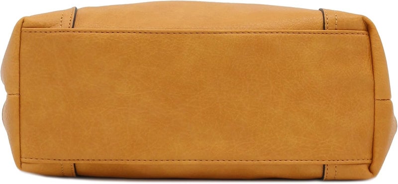 Alyssa Hobo Shoulder Bag with Big Snap Hook Hardware - Image 3